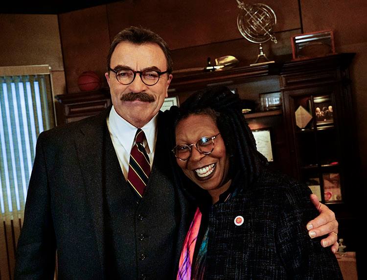 Was Tom Selleck married to Whoopi Goldberg? 