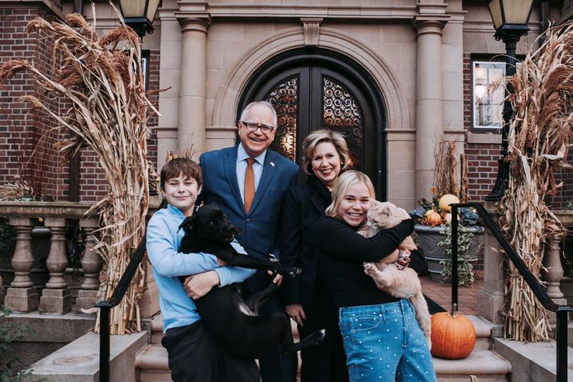 tim walz family 