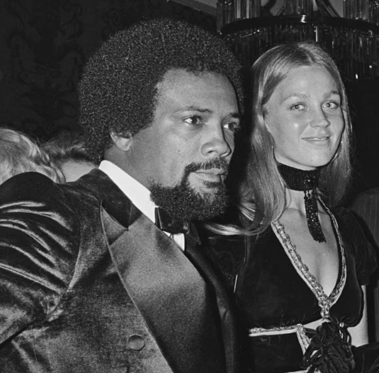 Quincy Jones with his second wife, model and actress Ulla Andersson.