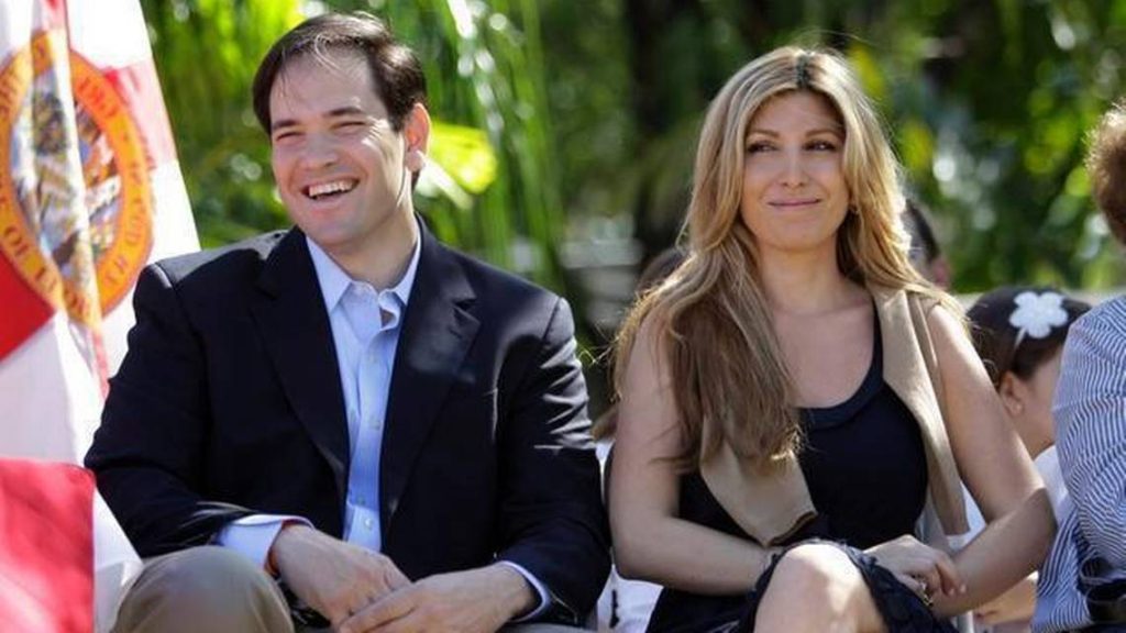 Marco Rubio and Jeanette Rubio