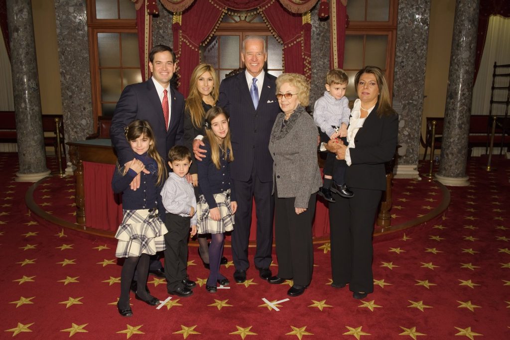 Rubio family with Biden 