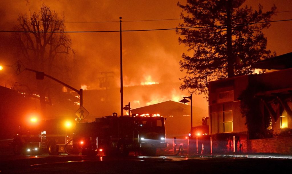 Eaton Fire in Pasadena