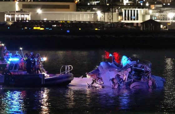 Washington D.C plane crash over potomac river.