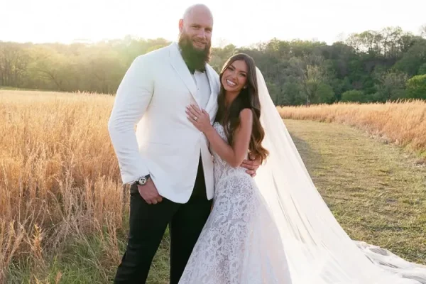 Lane Johnson and Kelsey Holmer