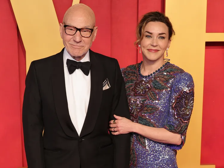Sir Patrick Stewart and wife Sunny Ozell.